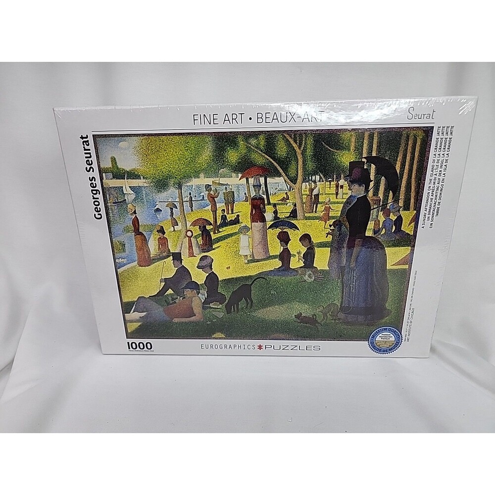Seurat Puzzle Eurographics Fine Art 1000 Pieces Never Opened Museum Quality Repr